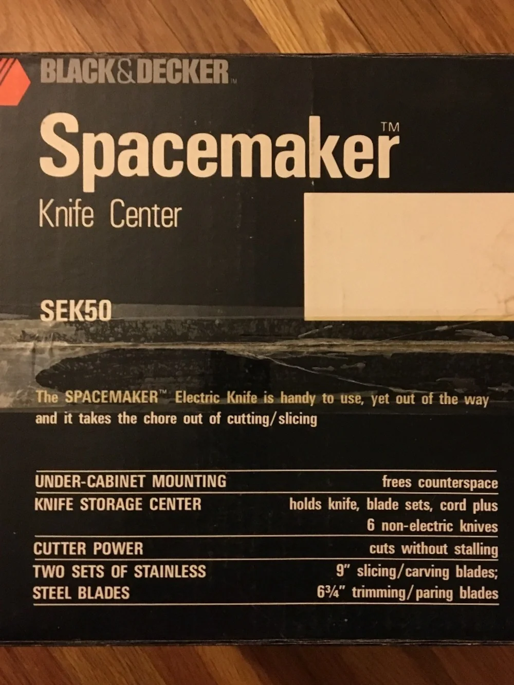 NEW Black & Decker Spacemaker Knife Center